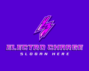 Thunderbolt Tech Electricity logo design