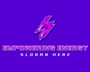 Thunderbolt Tech Electricity logo design