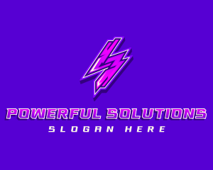 Thunderbolt Tech Electricity logo design