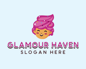 Ice Cream Sundae Dessert logo