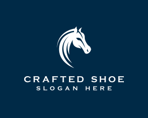 Horse Equestrian Stallion logo design