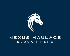 Horse Equestrian Stallion logo design