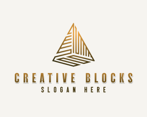 Creative Architect Pyramid logo design