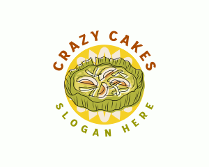 Steamed Cake Food logo design