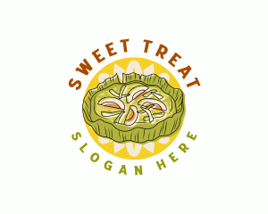 Steamed Cake Food logo design