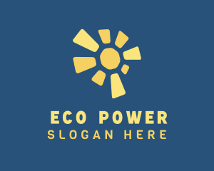 Solar Renewable Energy logo design