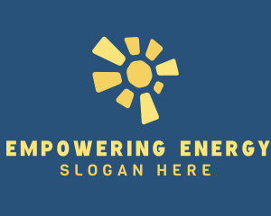 Solar Renewable Energy logo design