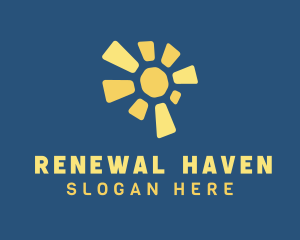 Solar Renewable Energy logo design