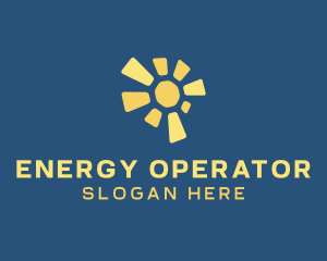 Solar Renewable Energy logo design