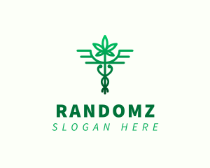 Medical Caduceus Marijuana logo