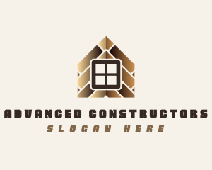 Wooden Tile House logo design