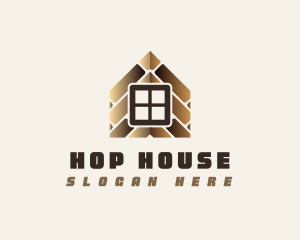 Wooden Tile House logo design