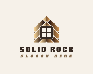 Wooden Tile House logo design