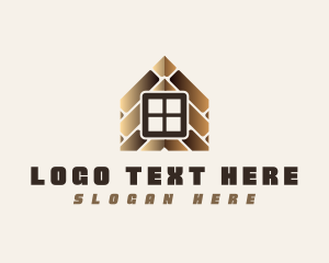 Wooden - Wooden Tile House logo design
