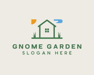 House Lawn Garden logo design