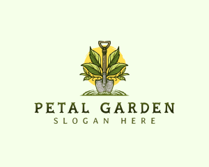 Eco Shovel Plant logo design