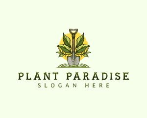 Eco Shovel Plant logo design