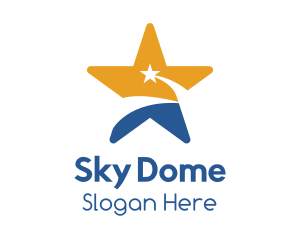 Sky Shooting Star logo design