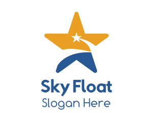 Sky Shooting Star logo design