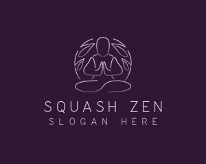 Wellness Yoga Meditation logo design