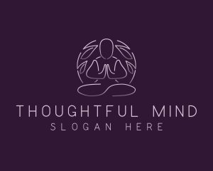 Wellness Yoga Meditation logo design