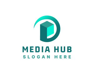 Multimedia Cube Network logo design