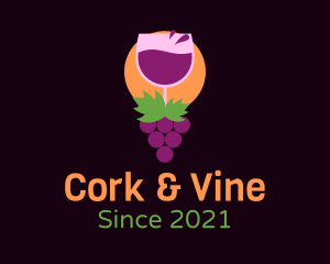 Wine Grape Farm logo design