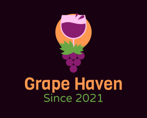 Wine Grape Farm logo design