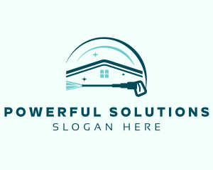 Home Pressure Washing Cleaner logo design