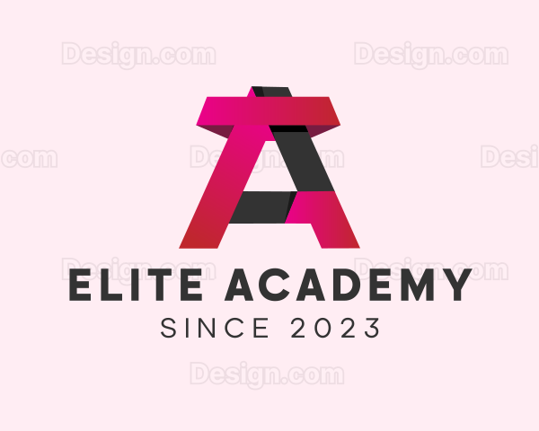 3D Modern Letter A Logo