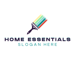 Painting Home Renovation logo design