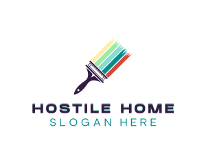 Painting Home Renovation logo design