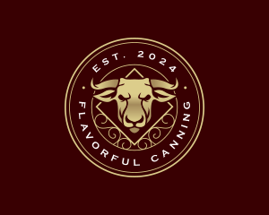 Bull Cow Ranch logo design