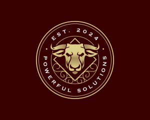 Bull Cow Ranch logo design