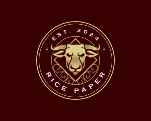 Bull Cow Ranch logo design