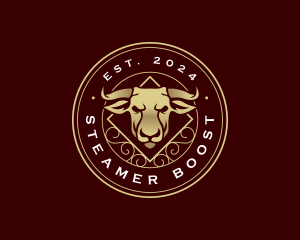 Bull Cow Ranch logo design