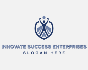 Success Shield Leader logo design