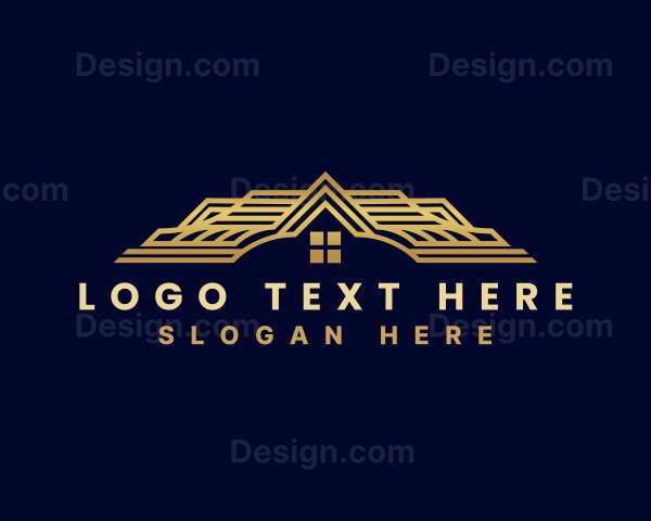 Luxury Home Roofing Logo