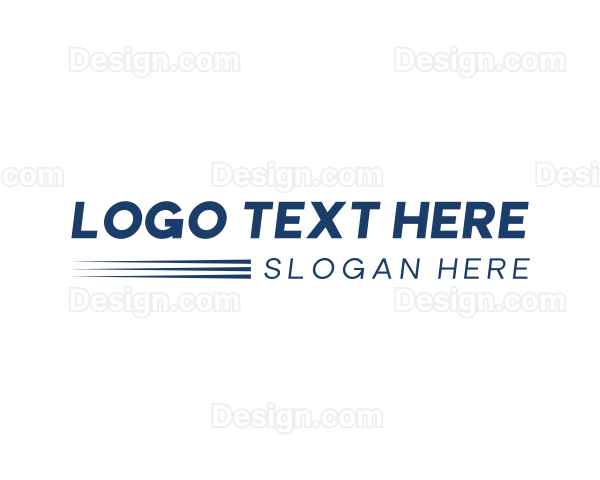 Logistics Business Agency Logo