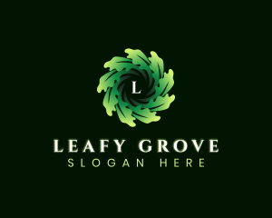 Botanical Natural Leaves logo design