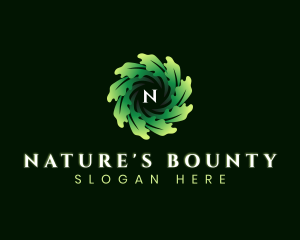 Botanical Natural Leaves logo design