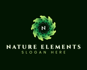 Botanical Natural Leaves logo design