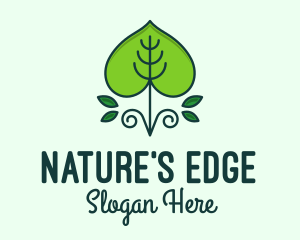 Green Ornamental Gardening logo design