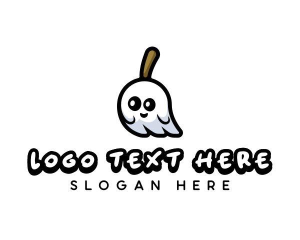 Ghost Broom Clean logo