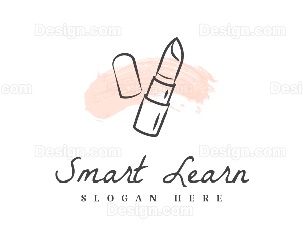 Pastel Lipstick Smudge Logo