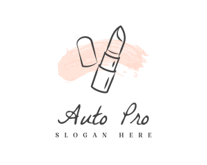 Pastel Lipstick Smudge Logo