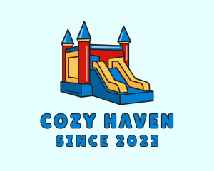 Kids Jumping Castle  logo design