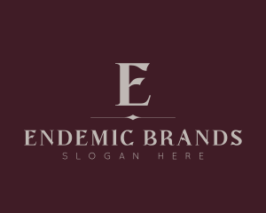 Elegant Upscale Brand logo design