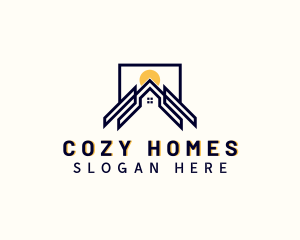 Roof Home Repair logo design