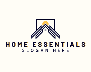 Roof Home Repair logo design